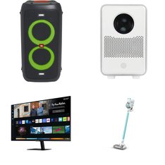 Pallet - 109 Pcs - Projector, Vacuums, Portable Speakers, Humidifiers / De-Humidifiers - Customer Returns - HP, Tineco, Packed Party, 3M
