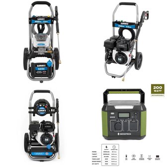 Pallet – 17 Pcs – Generators, Pressure Washers – Customer Returns – SWISS TECH, Hart
