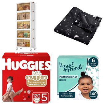 1 Pallets – 17 Pcs – New Diapers & Wipes, Storage & Organization – New and New Damaged Box – Walmart