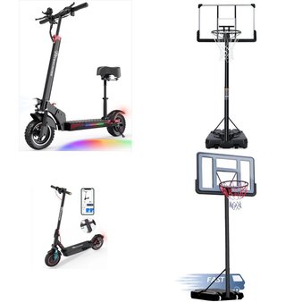 CLEARANCE! Pallet – 9 Pcs – Powered, Unsorted, Outdoor Sports, Patio – Customer Returns – EVERCROSS, LACOO, MARNUR, SEGMART
