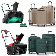 Pallet – 13 Pcs – Luggage, Snow Removal, Hardware, Fans – Customer Returns – Sunbee, Zimtown, LiTHELi, PowerSmart