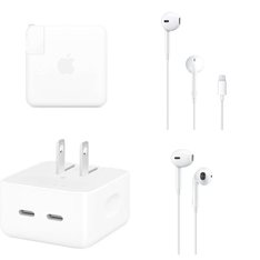 Case Pack – 32 Pcs – In Ear Headphones, Other, Power Adapters & Chargers – Customer Returns – Apple