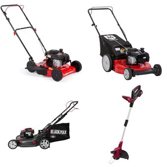 Friday Deals! 6 Pallets – 59 Pcs – Mowers, Trimmers & Edgers, Accessories, Other – Customer Returns – Hyper Tough, Black Max, GreenWorks, Gilmour