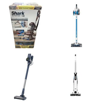 CLEARANCE! Pallet – 30 Pcs – Vacuums – Customer Returns – Tineco, Wyze, Shark, Hart