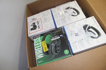1 Parcel Box – 26 Pcs – Audio Headsets – OPEN BOX UNTESTED RETURNS – Walmart
