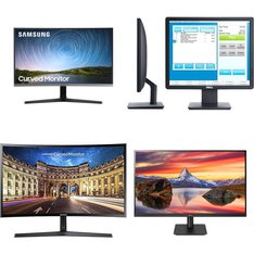 Pallet - 36 Pcs - Monitors - Customer Returns - Onn, LG, ACER, Samsung