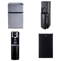 Pallet - 6 Pcs - Bar Refrigerators & Water Coolers, Refrigerators - Customer Returns - Galanz, Great Value, Igloo, Primo