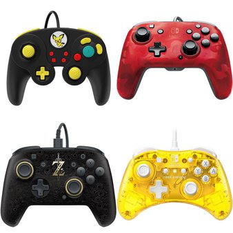 13 Pcs – Nintendo Controllers – Refurbished (BRAND NEW, GRADE A) – Models: 500-100-NA-D11, Candy Mini Wired Controller For Nintendo Switch, Stormin Cherry, 500-069-NA-LZ00, 500-134-NA-CM04
