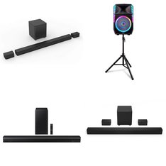 CLEARANCE! Pallet - 23 Pcs - Speakers, Shelf Stereo System, Accessories, Powered - Customer Returns - VIZIO, onn., Samsung, LG