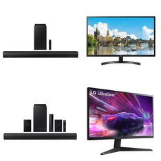 Pallet - 16 Pcs - Powered, Speakers, Monitors, Vacuums - Customer Returns - Razor, LG, Samsung, onn.