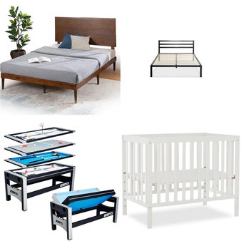 Pallet – 5 Pcs – Bedroom, Unsorted – Open Box Customer Returns – Zinus, Canadian Furniture Importers, ESPN, Dream On Me