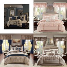 CLEARANCE! 3 Pallets - 229 Pcs - Rugs & Mats, Curtains & Window Coverings, Bedding Sets, Blankets, Throws & Quilts - Mixed Conditions - Unmanifested Home, Window, and Rugs, Regal Home Collections, Inc., Madison Park, Fieldcrest