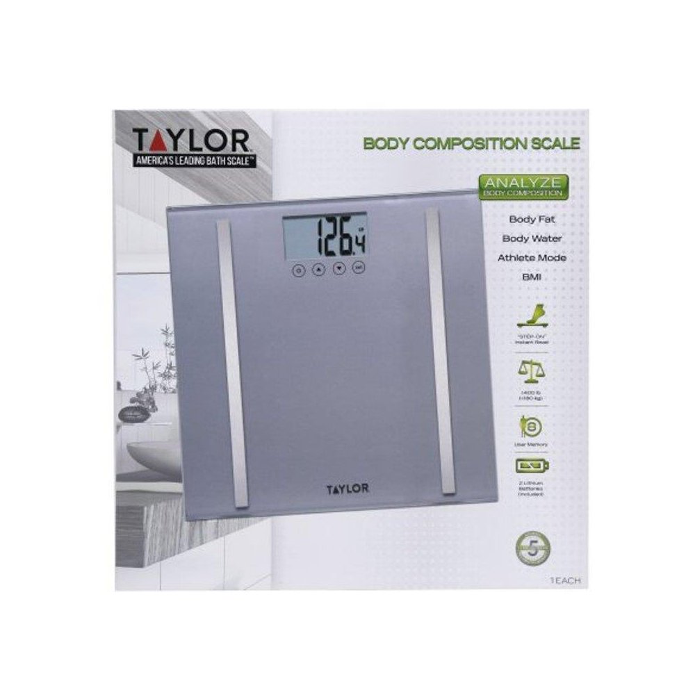 27 Pcs Taylor Body Composition Scale Silver With Digital Reading