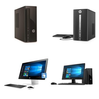 30 Pcs – Desktop Computers – Refurbished (GRADE C) – HP, DELL