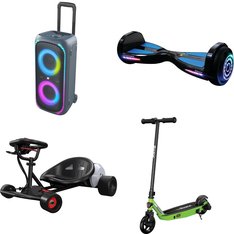 3 Pallets - 46 Pcs - Powered, Speakers, Portable Speakers - Untested Customer Returns CL