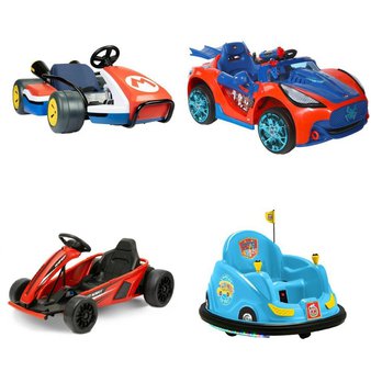 CLEARANCE! Pallet – 4 Pcs – Vehicles, Powered – Customer Returns – Hyper Toys, JAKKS PACIFIC, COCOMELON, Spider-Man