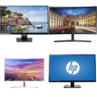 50 Pcs – Computer Monitors – Customer Returns – HP, Samsung, ACER, AOC