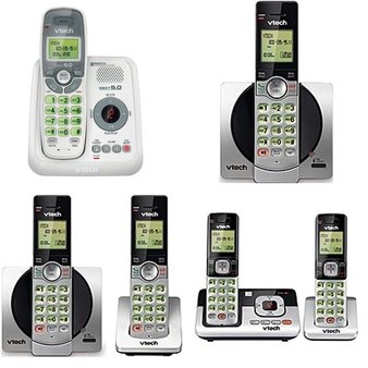 Pallet – 292 Pcs – Cordless / Corded Phones – Customer Returns – VTECH, AT&T