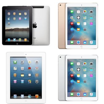 32 Pcs – Refurbished Apple iPads (GRADE B – Not Original Box) – Models: 3A141LL/A, MC349LL/A, MD911LL/A, MGLW2LL/A – Tablets