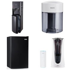Pallet - 15 Pcs - Bar Refrigerators & Water Coolers, Humidifiers / De-Humidifiers, Refrigerators - Customer Returns - Primo, HoMedics, Igloo