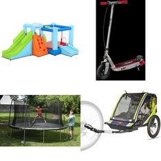 Pallet - 8 Pcs - Powered, Outdoor Sports, Trampolines, Vehicles, Trains & RC - Customer Returns - Bestway, JumpKing, Razor Power Core, New Bright