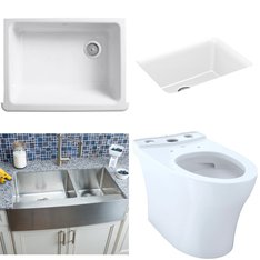 Pallet - 17 Pcs - Hardware, Kitchen & Bath Fixtures, Kitchen & Dining - Customer Returns - Kohler, TOTO USA, ProFlo, Saniflo