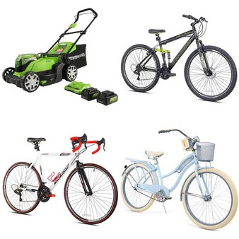 Pallet – 8 Pcs – Cycling & Bicycles, Mowers, Living Room – Overstock – Kent International, Huffy