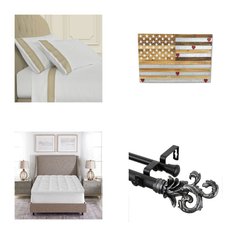 3 Pallets - 632 Pcs - Curtains & Window Coverings, Bath, Bedding Sets, Decor - Like New or New Customer Returns - JC Penney