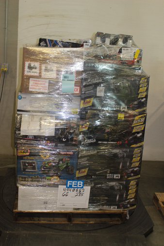 Pallet – 47 Pcs – Vehicles, Trains & RC, DVD Discs, Accessories, Vehicles – Customer Returns – Auto Drive, Jada Toys, Huffy, Candlelight Media