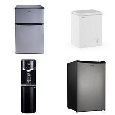 Pallet - 5 Pcs - Bar Refrigerators & Water Coolers, Freezers - Customer Returns - Galanz, Great Value, Primo Water, HISENSE