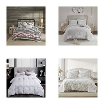 3 Pallets – 325 Pcs – Rugs & Mats, Curtains & Window Coverings, Sheets, Pillowcases & Bed Skirts, Bedding Sets – Like New or New Customer Returns – JC Penney
