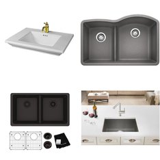 Pallet - 6 Pcs - Hardware, Kitchen & Bath Fixtures - Customer Returns - Blanco, Kohler, ELKAY