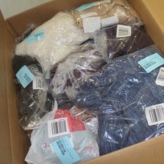 1 Parcel Box - 57 Pcs - Like New and New Apparel - T-Shirts, Polos, Sweaters, Dress Shirts, Dresses & Skirts - JC Penney