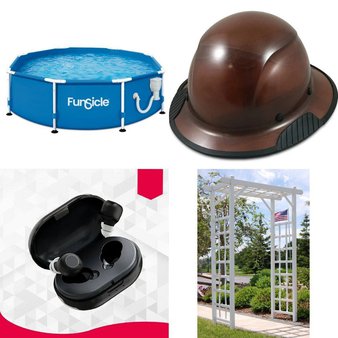 3 Pallets – 418 Pcs – Unsorted, Accessories, Jeans, Pants, Legging & Shorts, Pools & Water Fun – Open Box Customer Returns – Intex, Jovati, Gupgi, AVIA