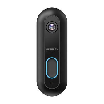 80 Pcs – Merkury Innovations MI-CW014 Smart Doorbell With 1080p Camera, Black for Indoor – Refurbished (GRADE A)