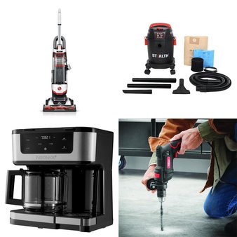 Pallet – 37 Pcs – Vacuums, Kitchen & Dining, Power Tools, Camping & Hiking – Customer Returns – Hyper Tough, Hoover, Meyer, Stealth