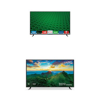 2 Pcs – LED/LCD TVs (70″ – 82″) – Refurbished (GRADE C, No Stand) – VIZIO