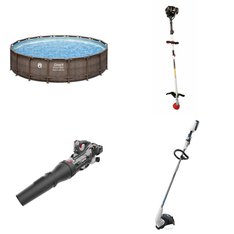 Pallet - 10 Pcs - Patio & Outdoor Lighting / Decor, Grills & Outdoor Cooking, Trimmers & Edgers, Pools & Water Fun - Customer Returns - Ozark Trail, Coleman, Char-Griller, Gilmour