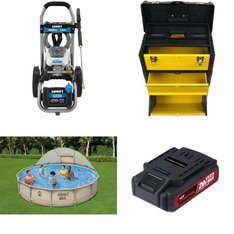 Pallet - 8 Pcs - Pools & Water Fun, Hardware, Pressure Washers, Hedge Clippers & Chainsaws - Customer Returns - Coleman, Trademark, Hart, Hyper Tough