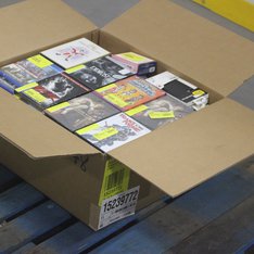 1 Parcel Box - 124 Pcs - DVD Discs, Blu-ray Discs - NEW/SEALED Products - Walmart