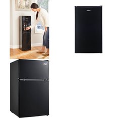 Pallet – 5 Pcs – Bar Refrigerators & Water Coolers, Refrigerators, Freezers – Customer Returns – Primo, Galanz, Arctic King