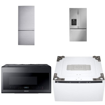 4 Pcs – Refrigerators – New – Samsung, LG