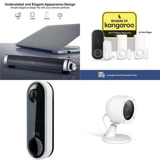 1 Pallets - 1843 Pcs - Security & Surveillance, Other, Media Streaming Players (IPTV), Games - Customer Returns - Kangaroo, Roo, Fellowes, onn.