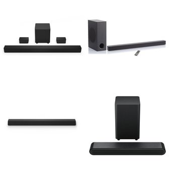 Pallet – 23 Pcs – Speakers – Customer Returns – onn., Philips, VIZIO, TCL