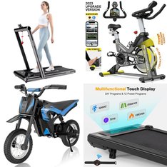 Pallet - 8 Pcs - Exercise & Fitness, Unsorted, Vehicles, Patio - Customer Returns - ADNOOM, GEARSTONE, HOVERMAX, LACOO