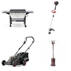 Pallet - 8 Pcs - Trimmers & Edgers, Mowers, Grills & Outdoor Cooking, Patio & Outdoor Lighting / Decor - Customer Returns - Hyper Tough, Mm, Well Traveled Living