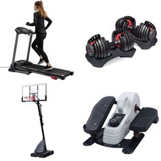Pallet – 19 Pcs – Unsorted, Exercise & Fitness, Outdoor Sports – Customer Returns – Sunny Health & Fitness, Bowflex, Spalding, CAP