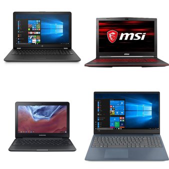 58 Pcs – Laptop Computers – Refurbished (GRADE A) – HP, Samsung, LENOVO, MSI