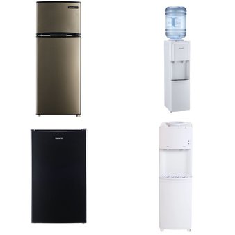 Pallet – 5 Pcs – Refrigerators, Bar Refrigerators & Water Coolers – Customer Returns – Galanz, Great Value, Primo Water, Thomson