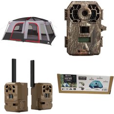 Pallet – 12 Pcs – Camping & Hiking, Hunting, Optics / Binoculars, Action Camcorders – Customer Returns – National Geographic, Moultrie Mobile, Ozark Trail, Bounty Hunter